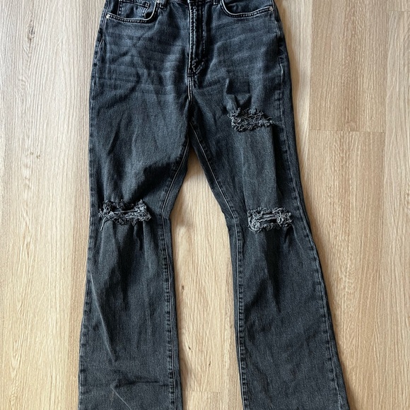 BDG Stretch High-Rise Flare Denim Jeans - Picture 3 of 7